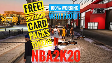 NBA 2K20 FREE Spotlight Card Packs and Tokens / NBA Locker Codes