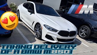 Taking Delivery Of A BMW M850i