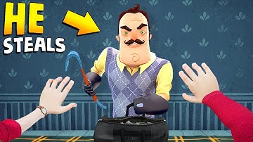 THE NEIGHBOR STOLE MY STUFF!!! | Hello Neighbor Gameplay (Mods)