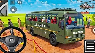 🕷️US Army Superhero Bus & Red Spiderman 3D Game🤩Indian Theft Auto 🤑Purchase Lots of Spiderman screenshot 1