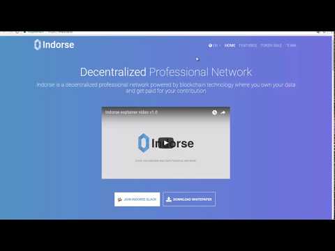 Indorse - Профессиональная Децентрализованная соц. сеть