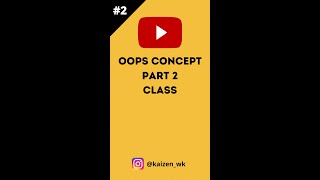 OOPS concept | what is class in python in hindi #Shorts