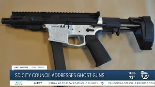 San Diego City Council addresses 'ghost guns'