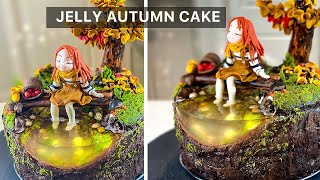 Autumn themed cake