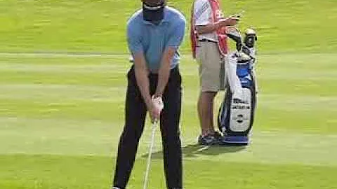 Raphael Jacquelin, mid-iron swing (face-on) ISPS W...