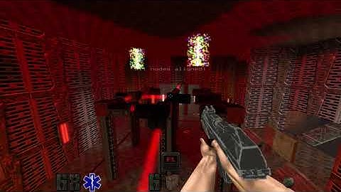 Quake 4 in Quake 2 mission 27 node alignment scene