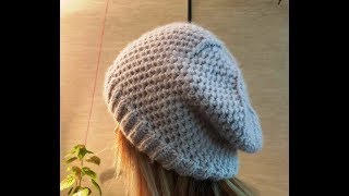 ***free pdf pattern @ https://goo.gl/lk0op0 *** this is the detailed
version of slouchy hat tutorial. you can find summarized here
https://goo....