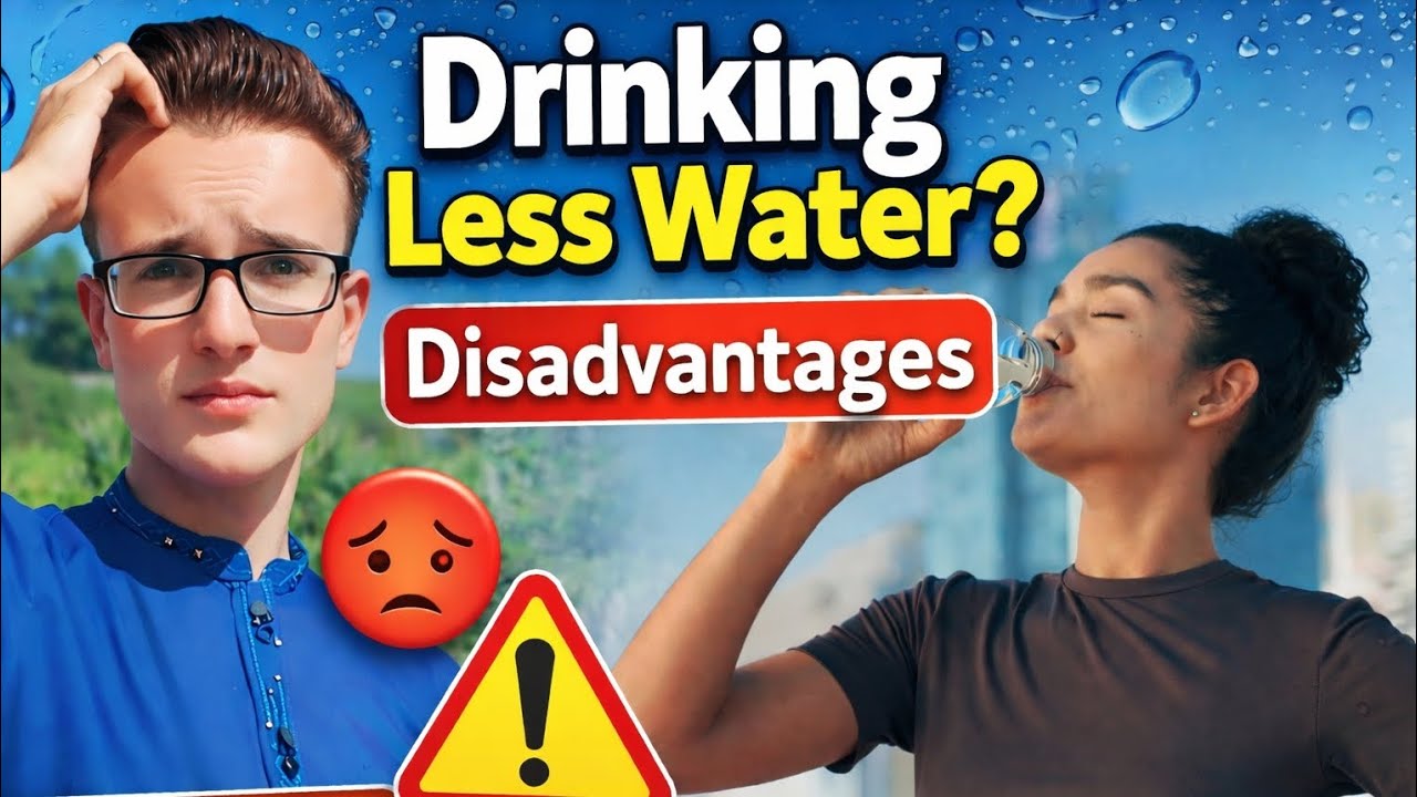 Drinking Less Water? | Disadvantages of Low Water Intake on Health