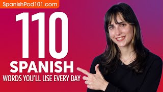 110 Spanish Words You'll Use Every Day - Basic Vocabulary #51