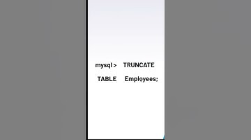 Truncate Table | 🔥viral🔥| MySQL #viral #viralshorts #mysql #viralvideo #viralshort #truncate