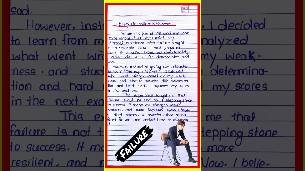 YouTube에서 Essay on Failure to success in english/Essay on experience of failure to success in english #success 보기 YouTube에서 Essay on Failure to success in english/Essay on experience of failure to success in english #success 보기