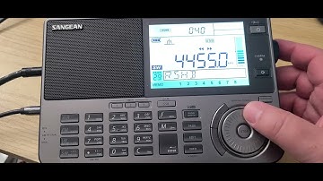 Tuning 4000 to 5000 kHz Shortwave on Sangean ATS-909X2 using MLA 30 loop antenna with comments