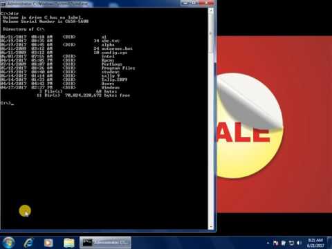 rd command in detail in dos / डोस से फोल्डर  कैसे डिलेट करे