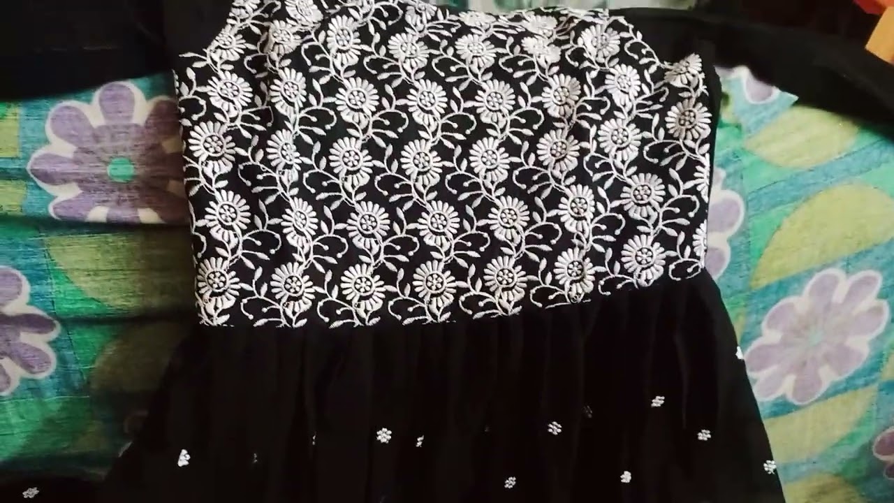 meesho  black gown review 727r code-47324176