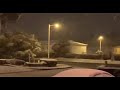 Eastern North Carolina Snow.  Greenville, NC January 28th, 2021