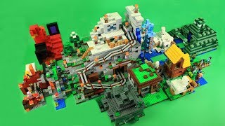 All 2018 LEGO Minecraft Sets Combined | LEGO Minecraft Display