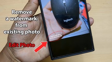 How to remove samsung watermark from existing photo