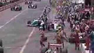 Gold Coast Indy Allmendinger Methanol Fire Invisible Pit Stop Fire Indianapolis Racing 1981