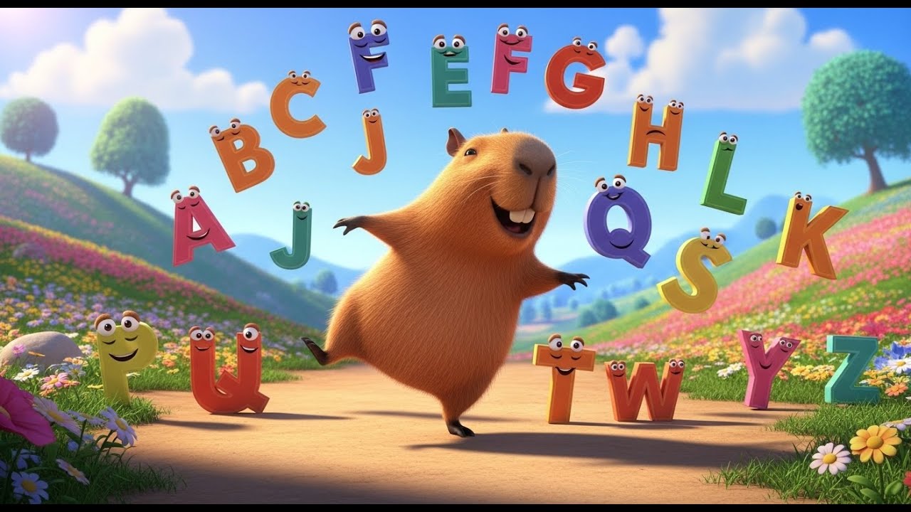 ¡Aprende el Abecedario con Capibaras! 🐾📚 