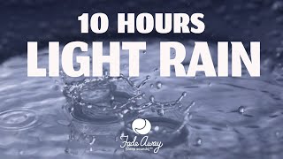 Soothing Light Rain for Deep Sleep, Study & Stress Relief – 10 Hours