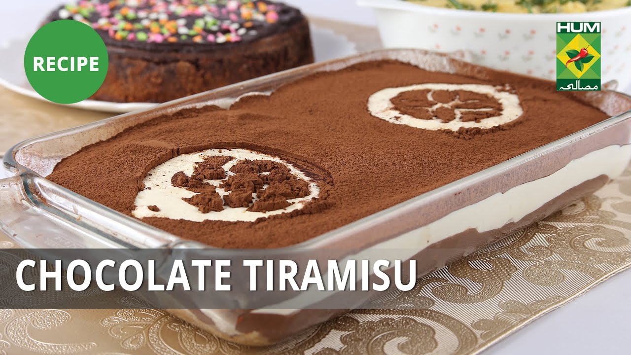 Chocolate Tiramisu Recipe Zarnak Sidhwa Masala Tv