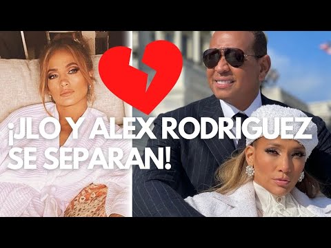 Video: Jennifer Lopez rompió oficialmente con Alex Rodríguez