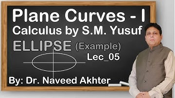 Elements of a  Ellipse, Calculus by S.M. Yusuf. Lec-05 (P)