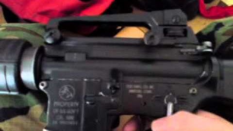 Airsoft - M4 trigger response.