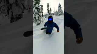 I found a Lady Stuck in the woods in Deep Snow Pow