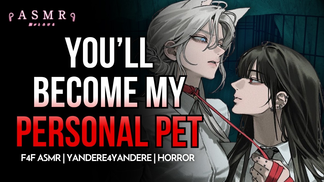 F4F 🎀 Yandere Dommy Cages You & Pets You..『 wlw | raspy ASMR | personal attention | sleep aid  』