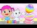 BEBÉS LILY Y KIRA 🍭🍭 Aprenden a hacer Algodón de Azúcar