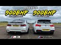 BMW STREET SAVAGES.. 900BHP BMW M3 vs 900BHP BMW M140I