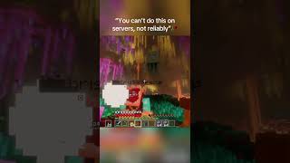 You won’t hit that back #minecraft #minecraftjava #minecraftgameplay #minecraftclips #gamine #shorts