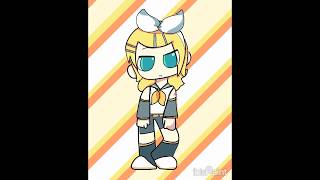 drawing of Kagamine Rin ✨⚡. #vocaloid #kagaminerin