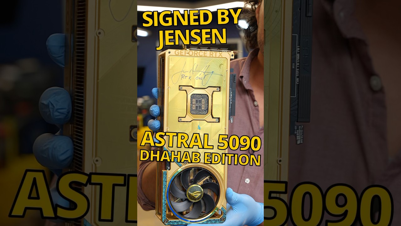 Golden GPU at Micro Center Santa Clara! - YouTube