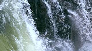 Видеофон  Футаж  Каскадные водопады  Замедленное движение воды