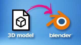 Blender How to import model with textures, for obj, fbx, 3ds, glb, 3d files