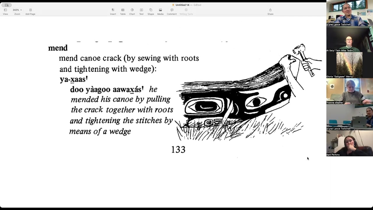 Advanced Lingít – Xʼéig̱aa Kayaaní Dísi 21, 2025