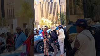 MABAHAMBE MARCH, MARCH ING IN JOHANNESBURG CBD TO HAND IN MEMORANDUM IN GAUTENG  🇿🇦 #marchandmarch