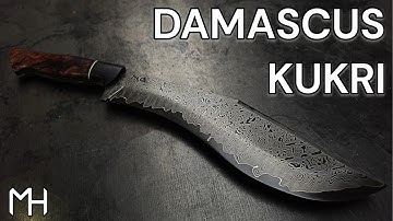 Forging a Damascus Kukri - Knifemaking