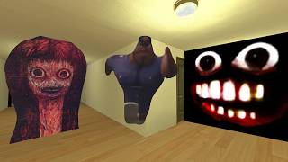 Officer Earl, Tomino And Scary Face Nextbot Gmod