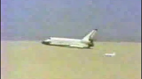 First Ever Space Shuttle Landing (STS-1, Columbia)