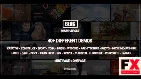 Preview Berg - Multi-Purpose Onepage and Multipage Template