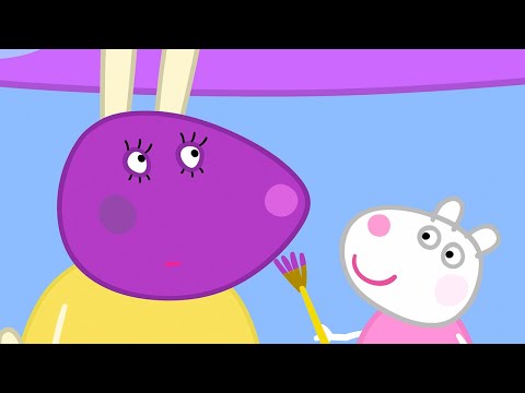 Miss Rabbit Turns Purple | Peppa Pig Asia 🐽 Peppa Pig English Episodes