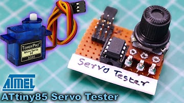 ATtiny85 Servo Tester | Digital Multi Channel Servo Tester