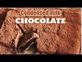 2 Ingredients Condensed milk chocolate truffle