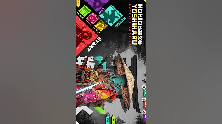 Figma Game UI Ninja Style #ui #uiux #figma