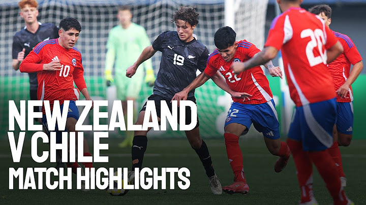 New Zealand vs Chile | Men's U-20 International Friendly | 8 June 2025