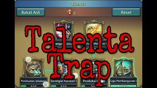 #LordsMobile #Trap #Talent                           Lords Mobile - Set Talenta Trap (Phalank Infan)