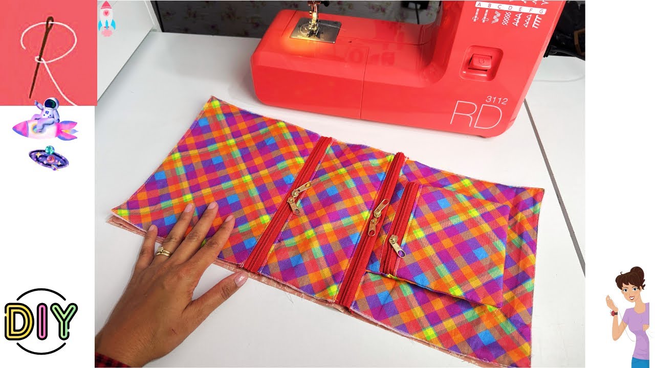 ÓTIMA IDEIA DE COSTURA 🌟 BOLSA MULTIUSO 🌟 COSTURA CRIATIVA 🌟 CANAL DA ROSA